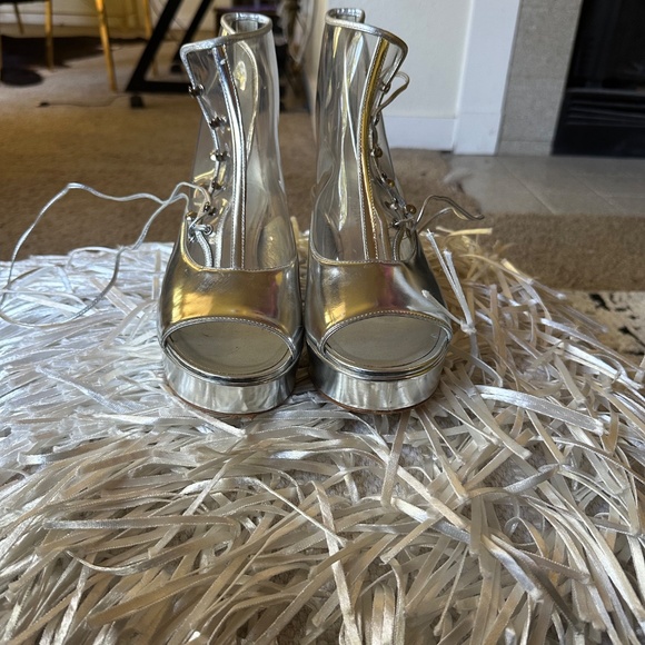 Chanel Translucent Platform Heels - Picture 4 of 8